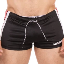 Barcode Shorts-Short Timur Noir