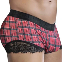 CandyMan Boxers Sexy-Shorty Back To School Rouge