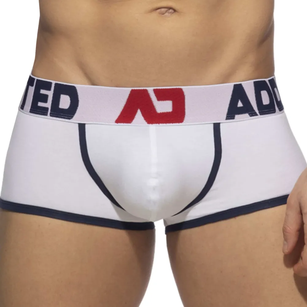 Addicted Shortys|Boxers-Shorty Basic Colors AD Coton Blanc