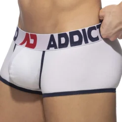 Addicted Shortys|Boxers-Shorty Basic Colors AD Coton Blanc