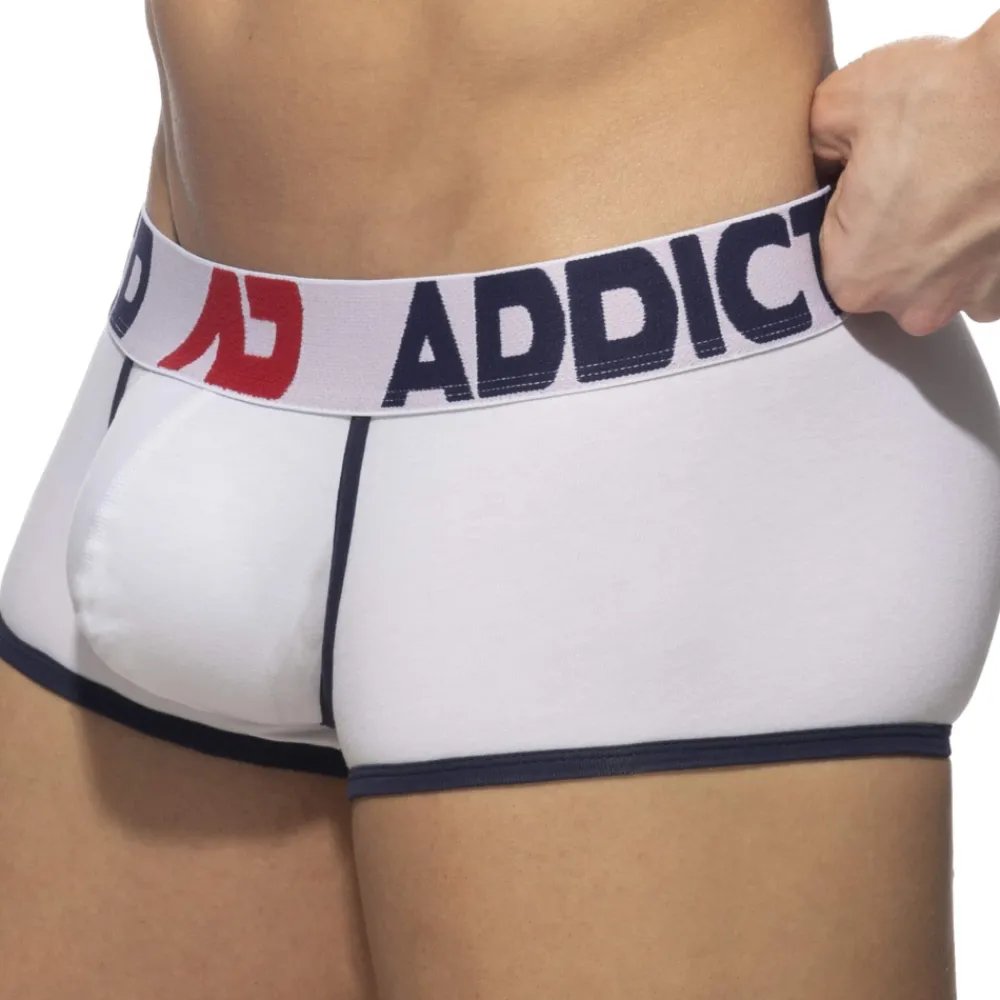 Addicted Shortys|Boxers-Shorty Basic Colors AD Coton Blanc