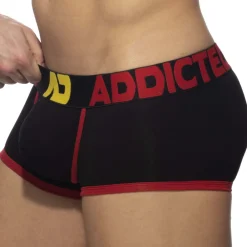 Addicted Shortys|Boxers-Shorty Basic Colors AD Coton Noir