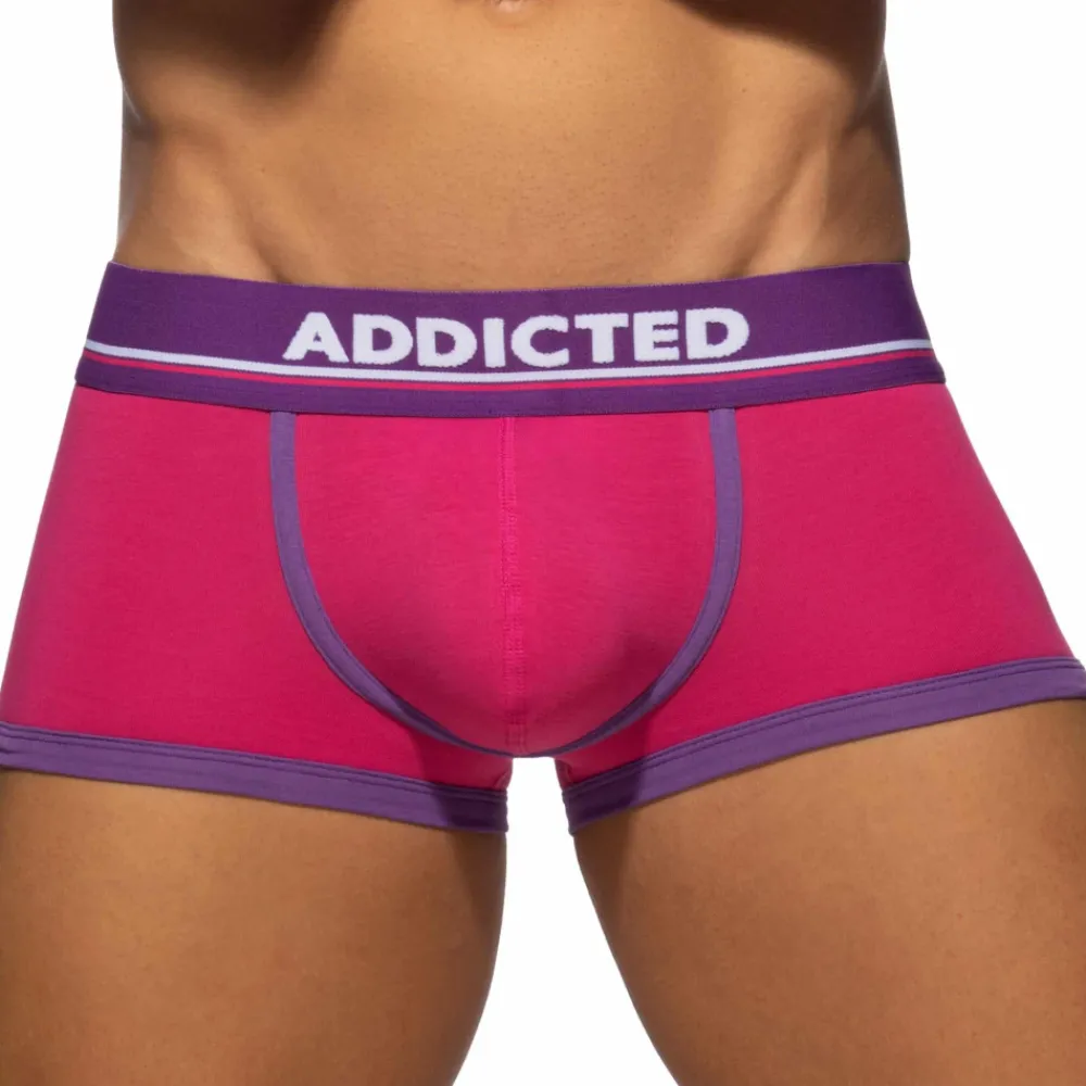 Addicted Shortys|Boxers-Shorty Basic Colors Coton Rose Fuchsia