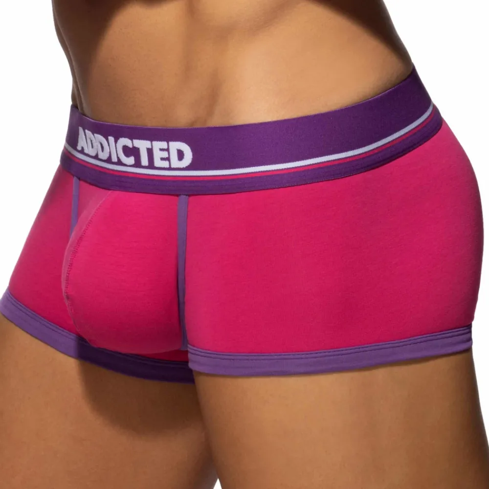Addicted Shortys|Boxers-Shorty Basic Colors Coton Rose Fuchsia