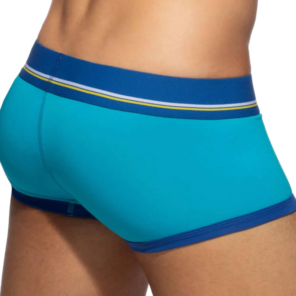 Addicted Shortys|Boxers-Shorty Basic Colors Coton Bleu Turquoise