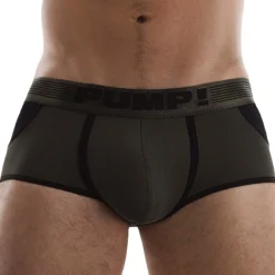Pump! Boxers Sexy-Shorty Bottomless Access Vert Militaire