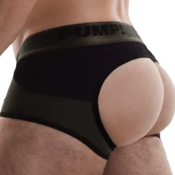 Pump! Boxers Sexy-Shorty Bottomless Access Vert Militaire
