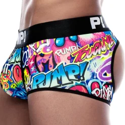 Pump! Boxers Sexy-Shorty Bottomless Access Drip Graffiti