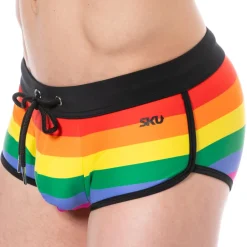 SKU Shortys De Bain|Boxers De Bain-Shorty de Bain Arc-en-Ciel