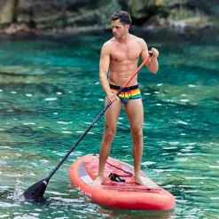 SKU Shortys De Bain|Boxers De Bain-Shorty de Bain Arc-en-Ciel