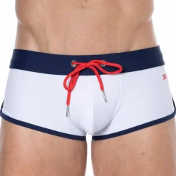 SKU Shortys De Bain|Boxers De Bain-Shorty de Bain Blanc