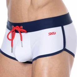 SKU Shortys De Bain|Boxers De Bain-Shorty de Bain Blanc
