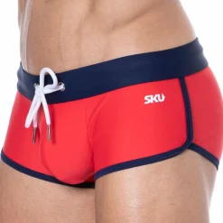 SKU Shortys De Bain|Boxers De Bain-Shorty de Bain Rouge