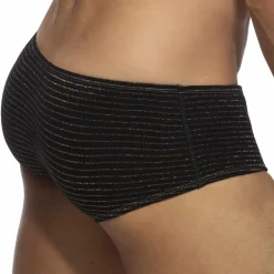 Addicted Shortys De Bain|Boxers De Bain-Shorty de Bain Réversible Régal Noir