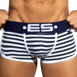 ES Collection Shortys|Boxers-Shorty Double Side Coton Marinière