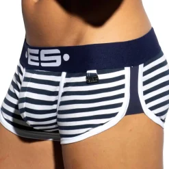 ES Collection Shortys|Boxers-Shorty Double Side Coton Marinière