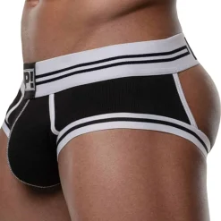 Pump! Boxers Sexy|Sous-Vêtements Sport-Shorty Empty Bottom Round2 Noir