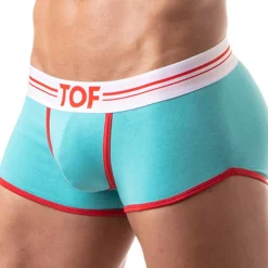 TOF Paris Shortys|Boxers-Shorty French Coton Bleu Turquoise
