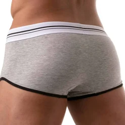 TOF Paris Shortys|Boxers-Shorty French Coton Gris Chiné