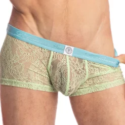 L'Homme invisible Boxers Sexy|Poche Ergonomique-Shorty Hipster Push-Up Anis Anis