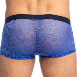 L'Homme invisible Boxers Sexy|Poche Ergonomique-Shorty Hipster Push-Up Palermo Bleu