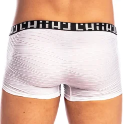 L'Homme invisible Poche Ergonomique|Sous-Vêtements Push Up-Shorty Hipster Push-Up Plissé Blanc
