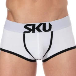 SKU Shortys|Boxers-Shorty Logo Coton Blanc