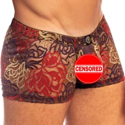 L'Homme invisible Boxers Sexy|Poche Ergonomique-Shorty Push-Up Jardin Enchanté