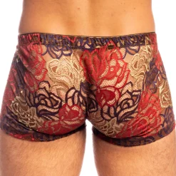 L'Homme invisible Boxers Sexy|Poche Ergonomique-Shorty Push-Up Jardin Enchanté