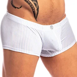 L'Homme invisible Poche Ergonomique|Sous-Vêtements Push Up-Shorty Push-Up Oxford Blanc