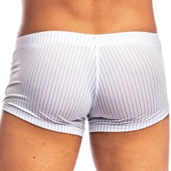 L'Homme invisible Poche Ergonomique|Sous-Vêtements Push Up-Shorty Push-Up Oxford Blanc