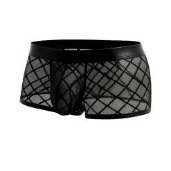 CUT4MEN Boxers Sexy-Shorty Sheer R4VAGE Noir