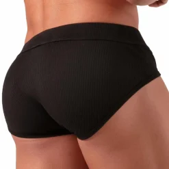 Absolu Male Slips Sexy-Slip à Lacet Noir