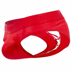 CandyMan Slips Sexy-Slip à Lacets Rouge