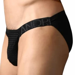 Andrew Christian Poche Ergonomique|Slips-Slip Almost Naked Martel Mesh Noir