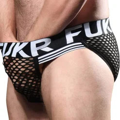 Andrew Christian Slips Sexy|Poche Ergonomique-Slip Almost Naked Net FUKR Noir