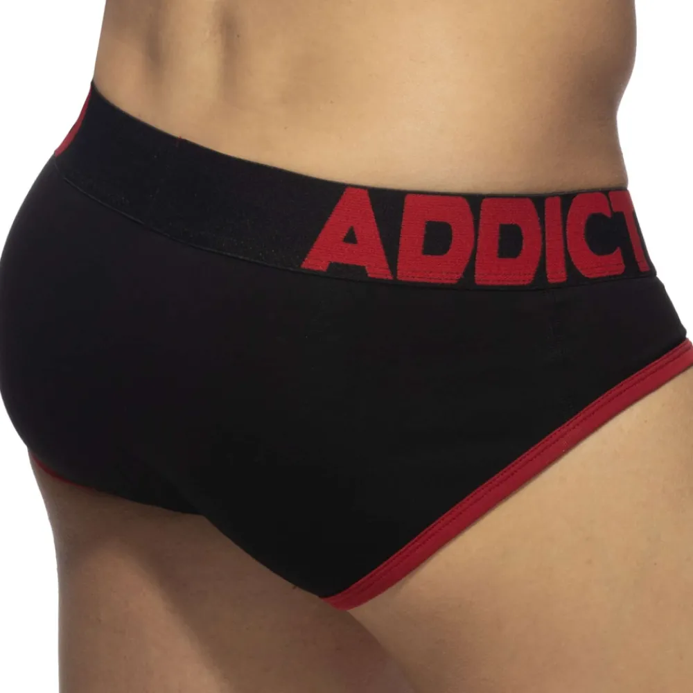 Addicted Slips-Slip Basic Colors AD Coton Noir
