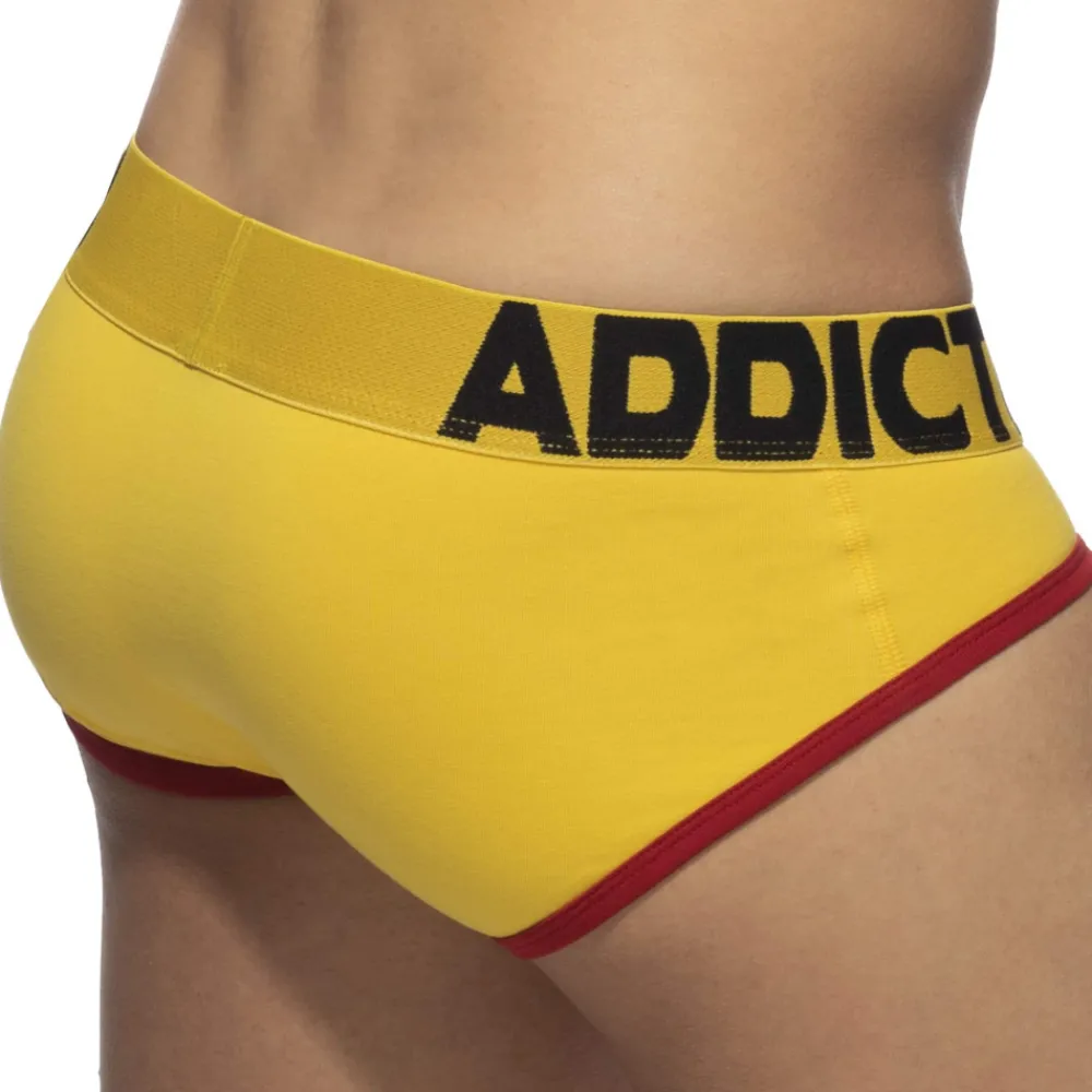 Addicted Slips-Slip Basic Colors AD Coton Jaune