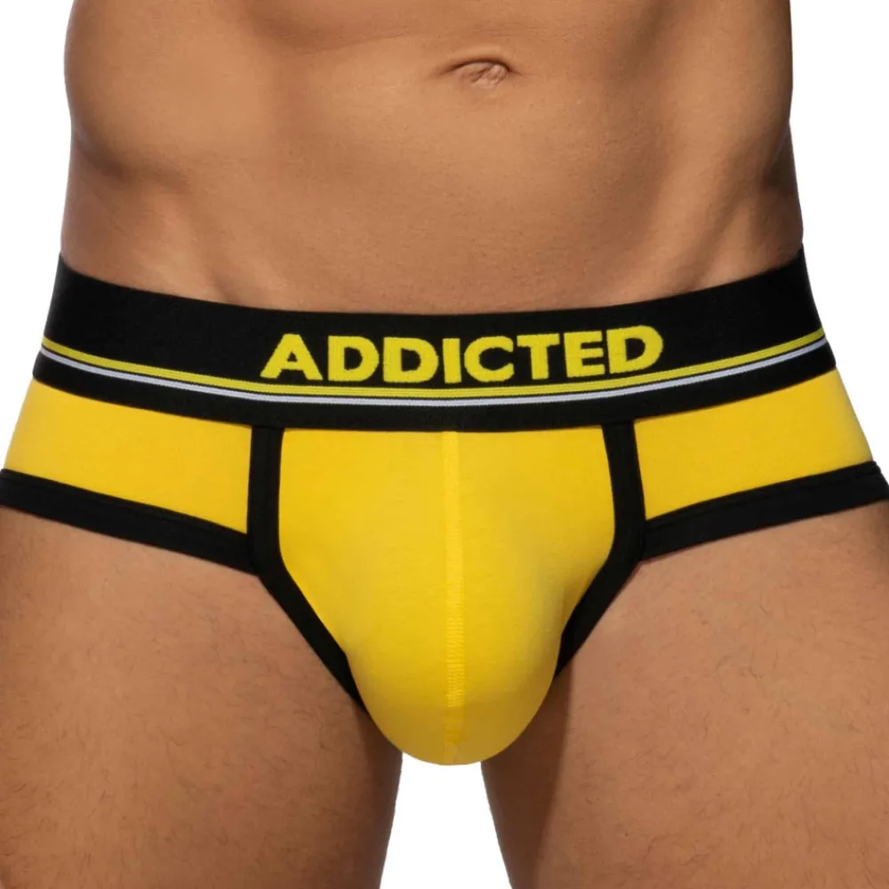 Addicted Slips-Slip Basic Colors Coton Jaune