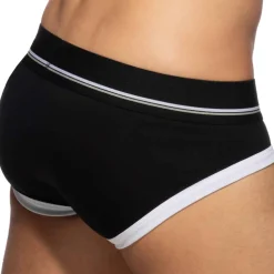 Addicted Slips-Slip Basic Colors Coton Noir - Blanc