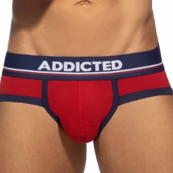 Addicted Slips-Slip Basic Colors Coton Rouge - Marine