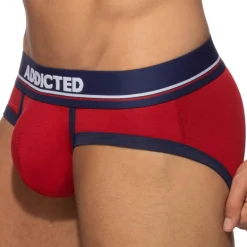 Addicted Slips-Slip Basic Colors Coton Rouge - Marine