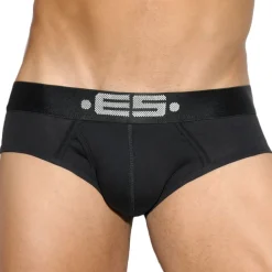 ES Collection Slips Kangourou|Slips-Slip Basic Cotton Noir