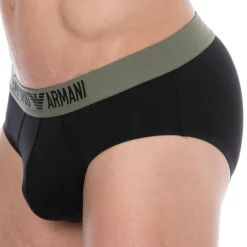 Emporio Armani Slips-Slip Basic Microfiber Noir
