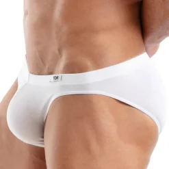 TOF Paris Mini Slips|Slips-Slip Bikini Access Coton Blanc