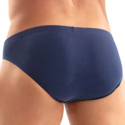 TOF Paris Mini Slips|Slips-Slip Bikini Access Coton Bleu Marine