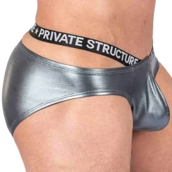 Private Structure Poche Ergonomique|Slips Sexy-Slip Bikini Alpha Bleu