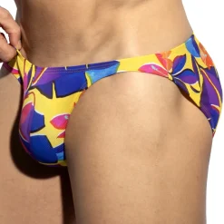 ES Collection Mini Slips|Slips-Slip Bikini Bold Flowers Jaune