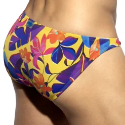 ES Collection Mini Slips|Slips-Slip Bikini Bold Flowers Jaune