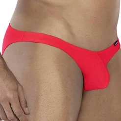 CUT4MEN Slips Sexy|Sous-Vêtements Push Up-Slip Bikini Bulge SP4NDEX GLOW Rouge